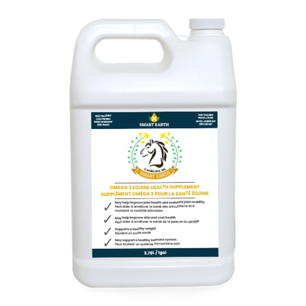 Camelina Oil for Equine - 1 gallon Jug